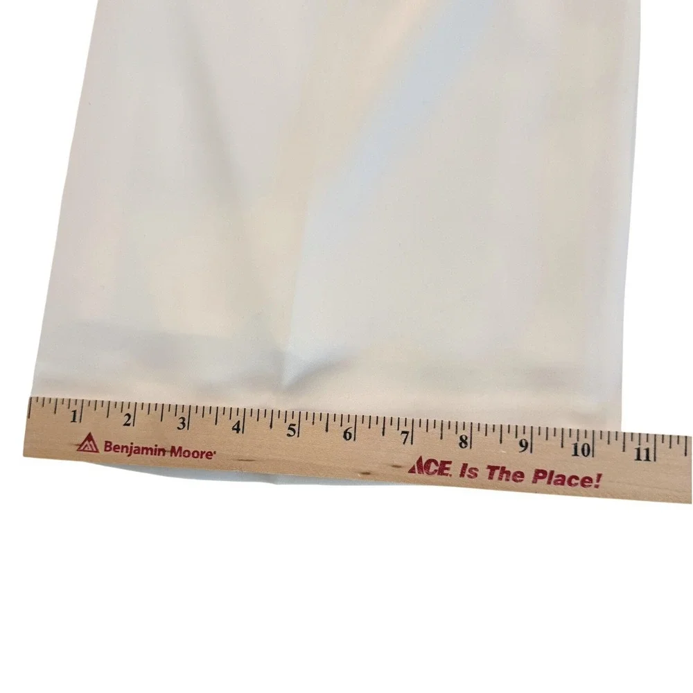 Elie Tahari T Tahari White‎ Crepe Wide Leg Cropped Pants D-Ring Belt Size 8 NEW